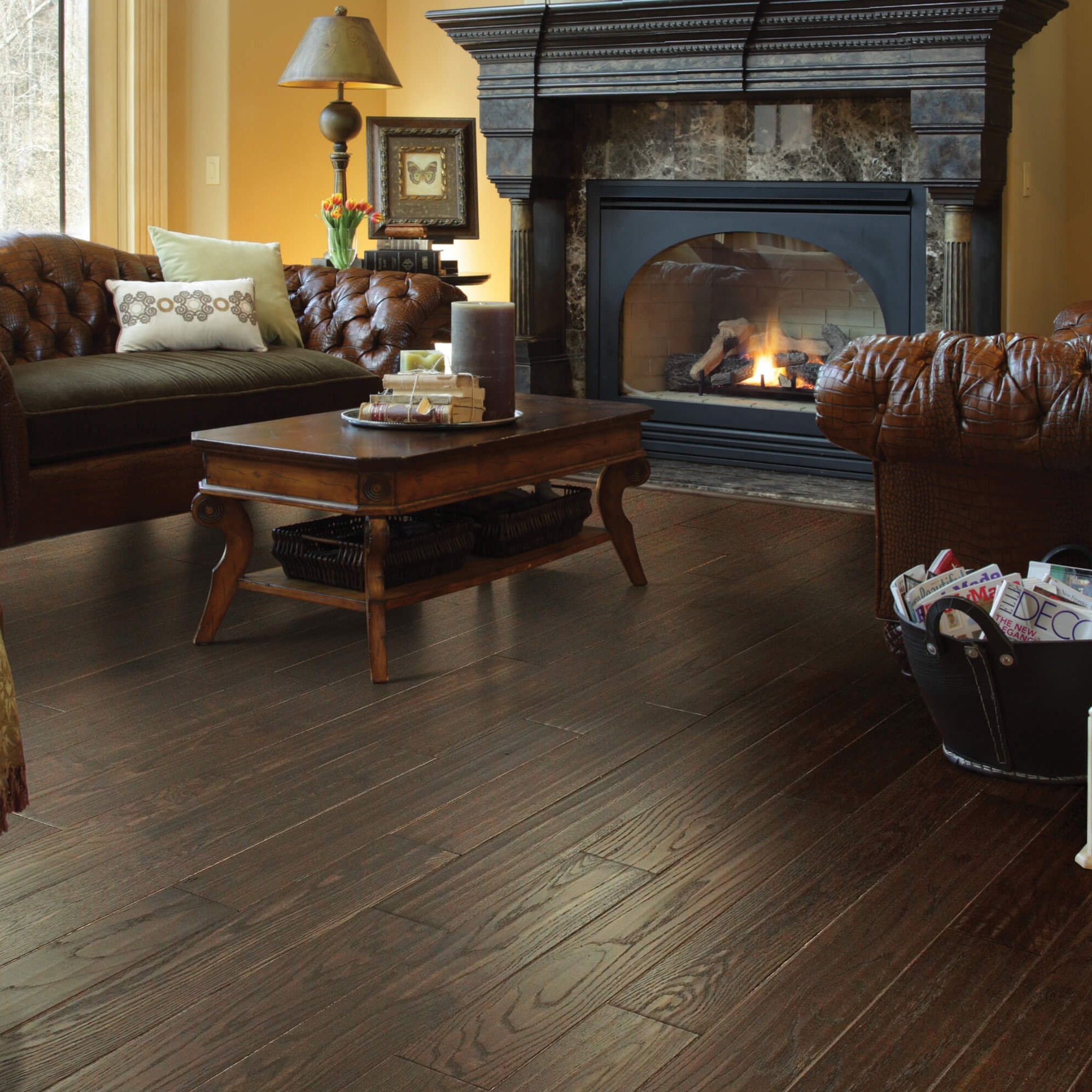 Living room Hardwood flooring | CarpetsPlus Design Showroom of Hutchinson 